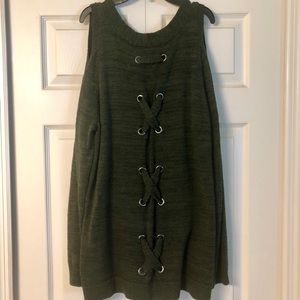 Torrid cold shoulder sweater